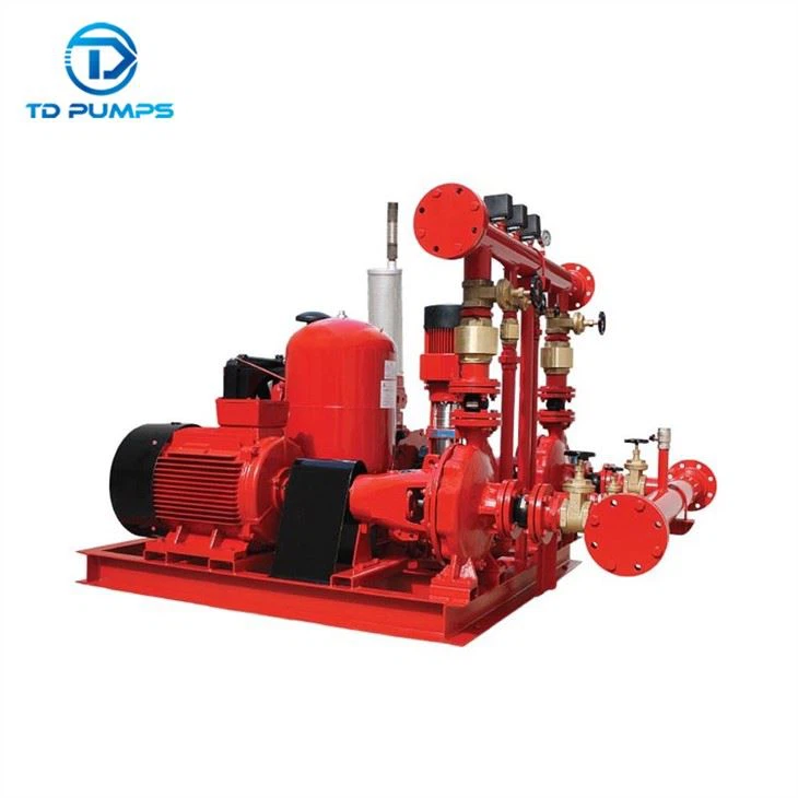 Stabilized Fighting System Skid Mounted Famous Brand High Quality Diesel Engine Fire Pump