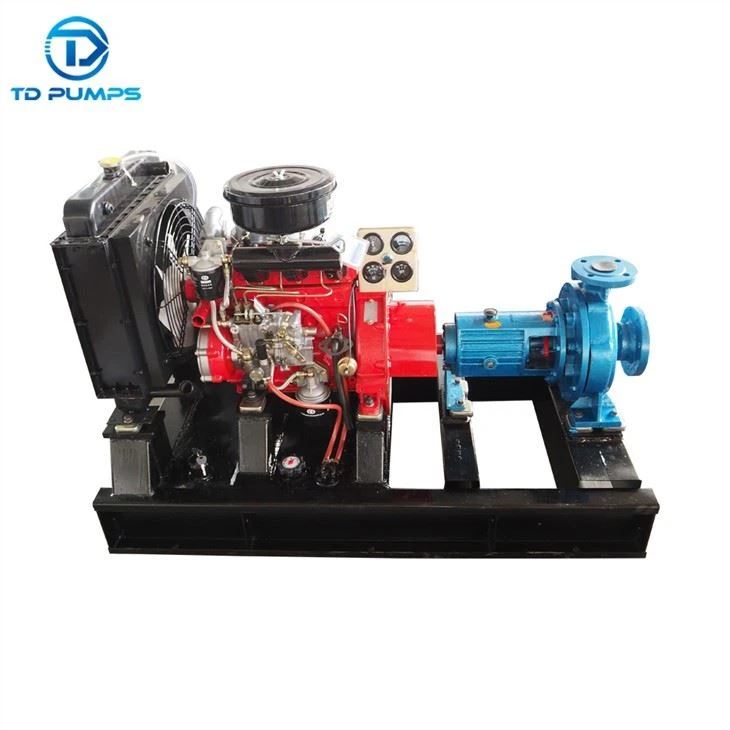 Konbat dife High Head Multistage doub aspirasyon fann ka ponp dlo